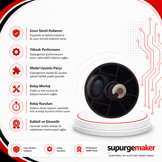 Yeedi Vac Max Akıllı Robot Süpürge Yön Tekerlek – Yedek Parça