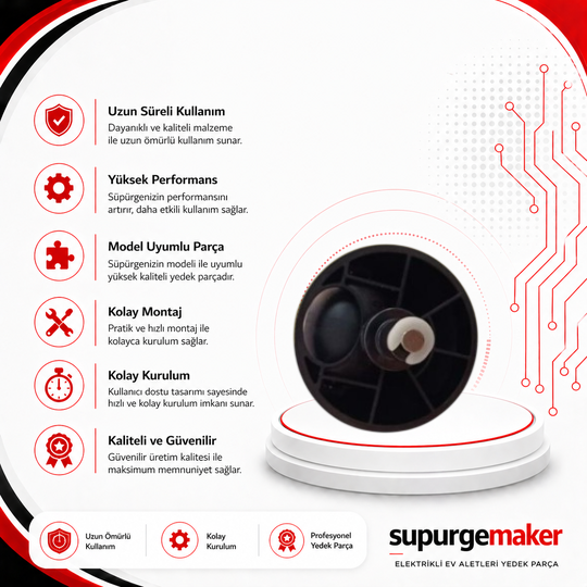Yeedi Vac 2 Pro Akıllı Robot Süpürge Yön Tekerlek – Yedek Parça